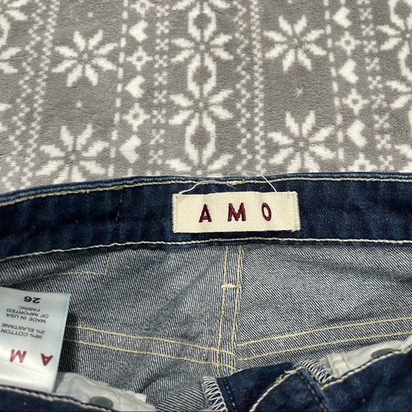 AMO Denim Babe True Blue High Rise Raw Hem - Picture 10 of 13